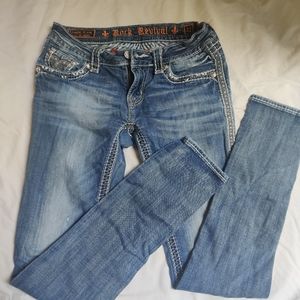 Rock revival women's skinny jeans